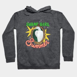 Swamp Girl Summer - Egret Hoodie